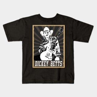 80s Style Dickey Betts Kids T-Shirt